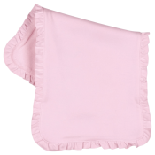 Blank Infant Burp Cloth - Ruffle